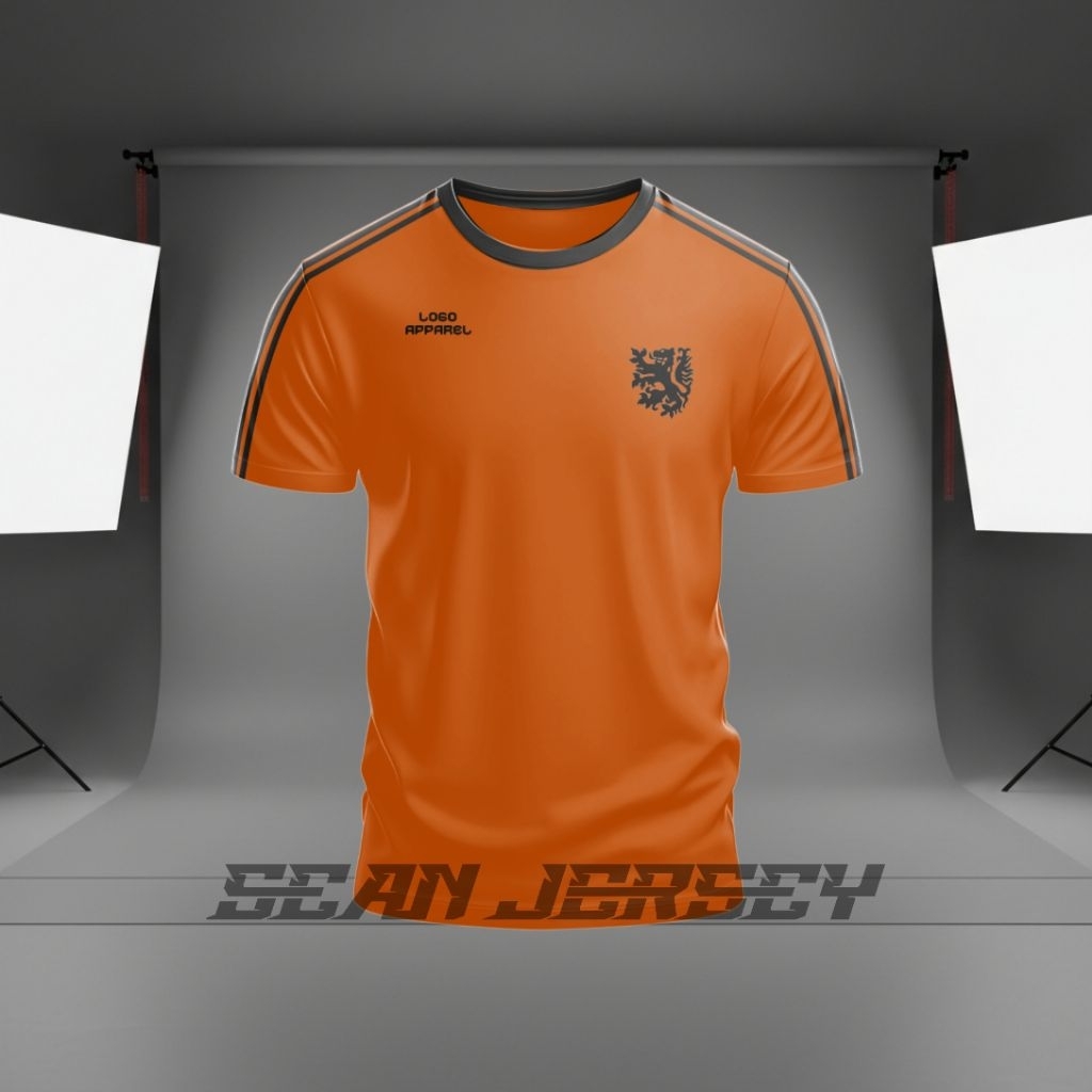 Jersey Full Printing Belanda 1974