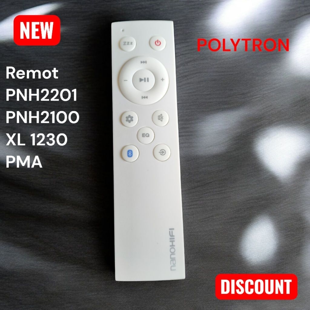 Remot Polytron XL 1230 NANOHIFI PNH2201 dan PNH2100  PMA BLUETOOTH