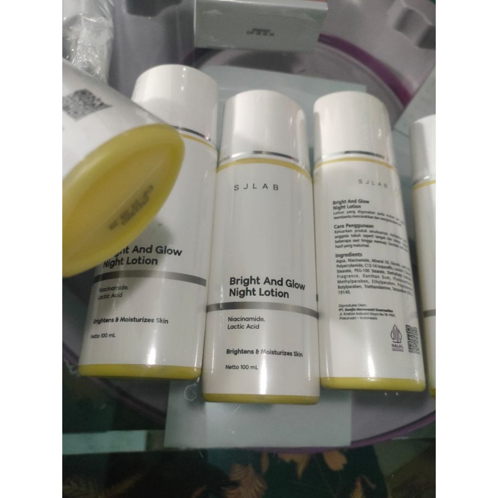 SJLAB Bright And Glow Night Body Lotion 100ml