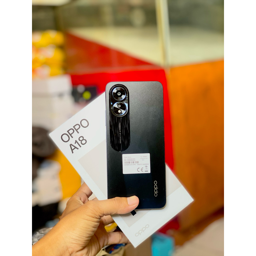 oppo A18 4/128 ( second ) Mulus | Fullset Ori