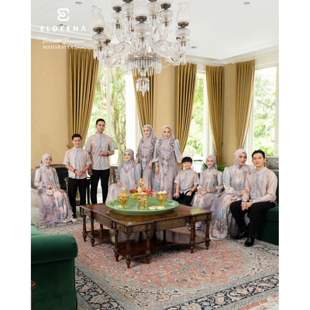 NEW MAHARAYYA SARIMBIT ELDEENA SYARI KEMEJA COUPLE GAMIS ANAK PEREMPUAN