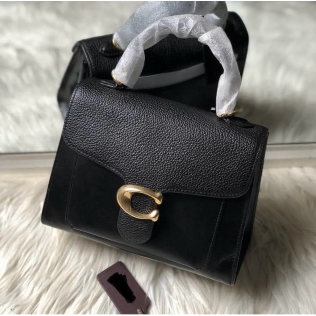 coach tabby top handle 20 black authentic