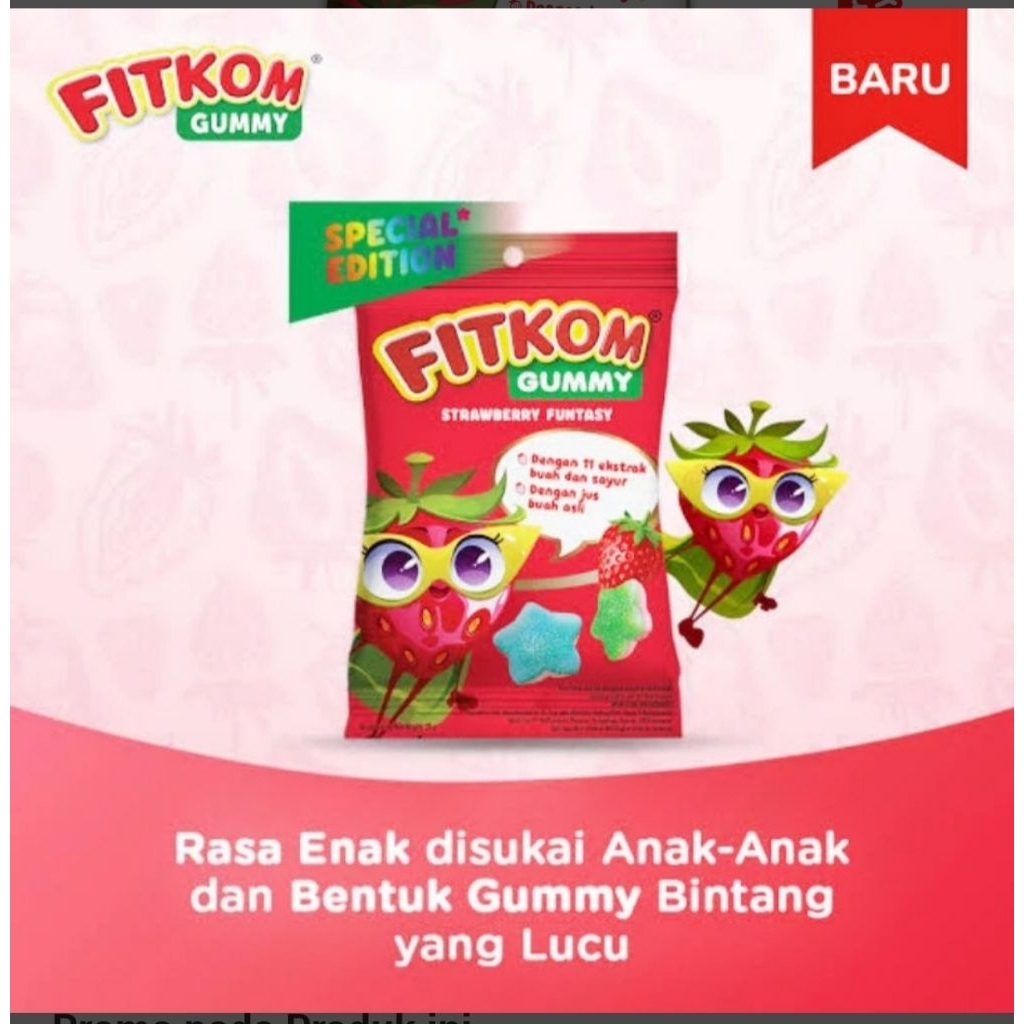 FITKOM Gummy Multivitamin Anak Vitamin C & Zinc 24 g