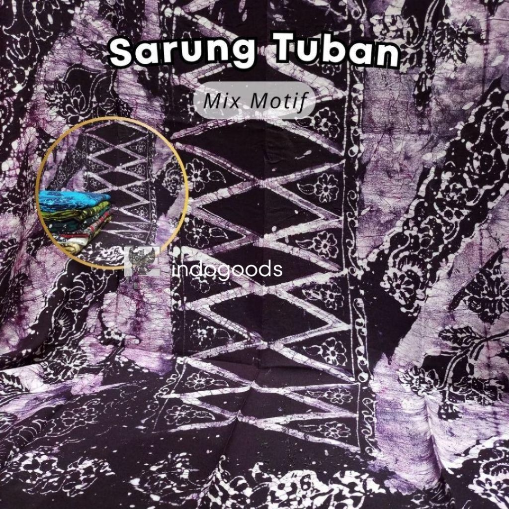 Sarung Batik Wanita TUBAN ASLI Khas Madura Sarung Madura Laris [GROSIR/RANDOM]