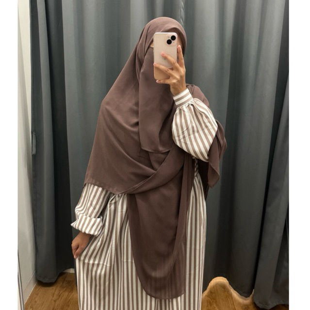 Hijab segiempat basic set cadar