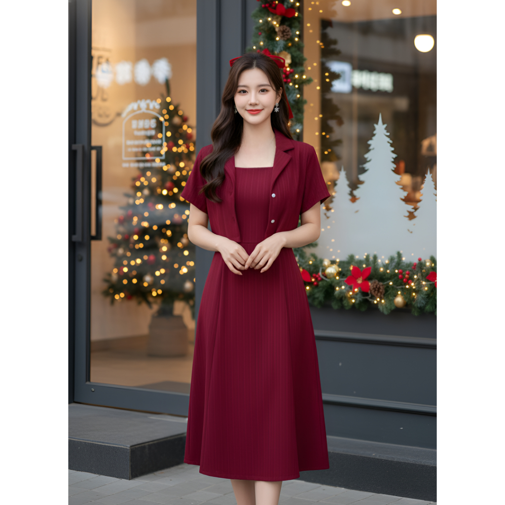 Pakean Dreaa Dreaa Perempuan Dris Gereja Dresh Premium Pesta Wedding Cewe Casual Natalan Terbaru Sre