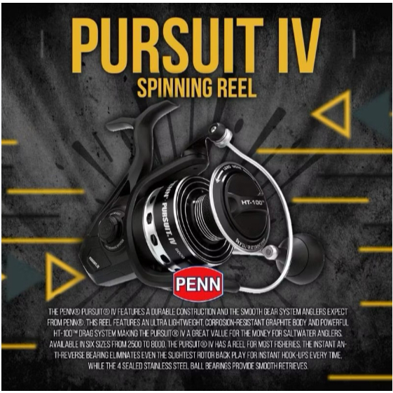 Reel PENN PURSUIT IV 8000