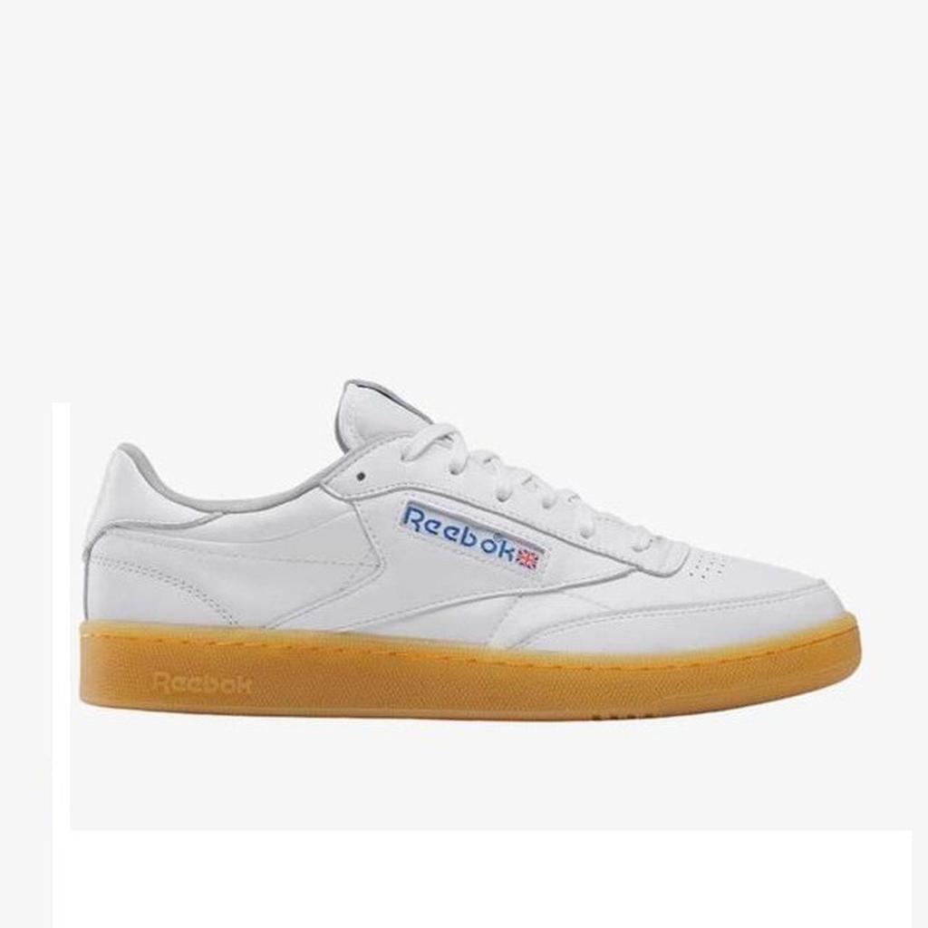 Sepatu Sneakers Pria Reebok Club C 85 40TH Anniversary BOXED Vintage White Grey Gum Original C002090