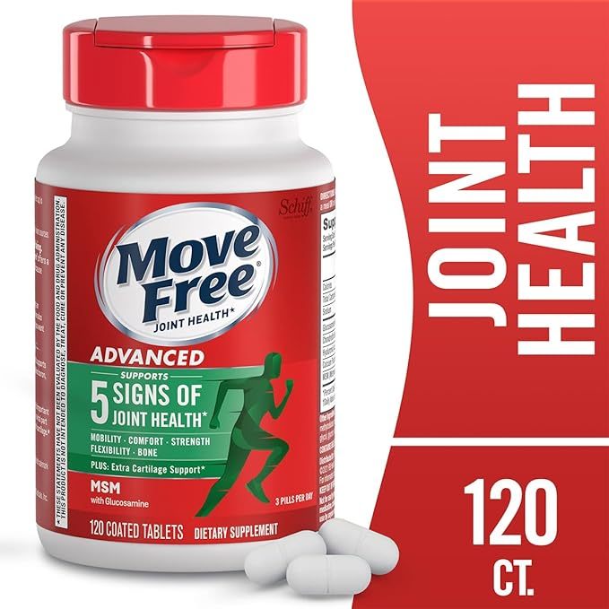 Move Free Joint Support 120 Tablet: Glucosamine & Vitamin D3, Lindungi Sendi, Bebaskan dari Kaku