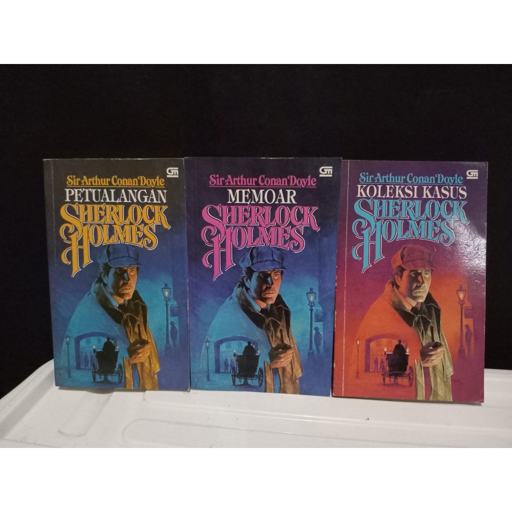 Paket Buku Sherlock Holmes–Petualangan, Memoar, Koleksi Kasus (Sir Arthur Conan Doyle, Gramedia)