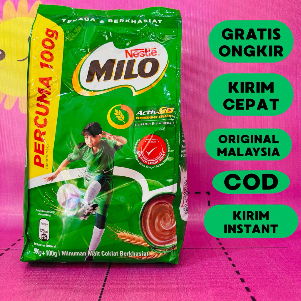 Milo 1 Kg Asli / Milo Activ-Go