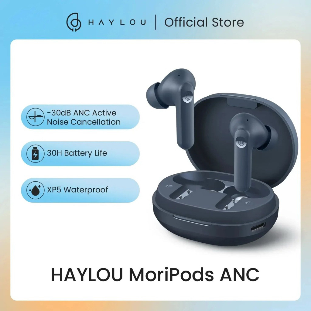 haylou moripods tws anc bass