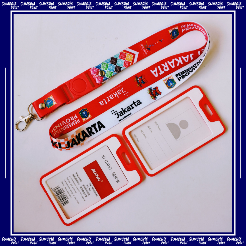 Lanyard Tali Gantungan Id Card Pemprov DKI Jakarta
