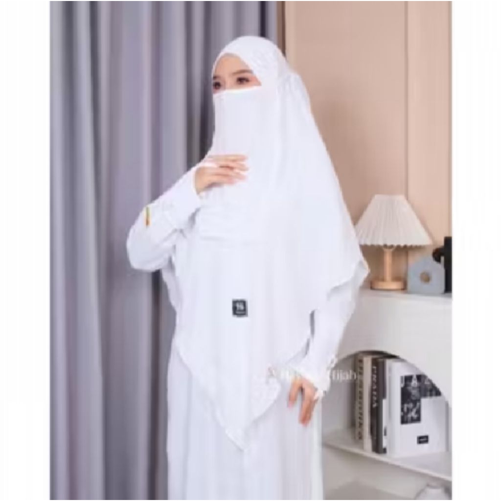 hayuna gamis set khimar bandana free cadar tali