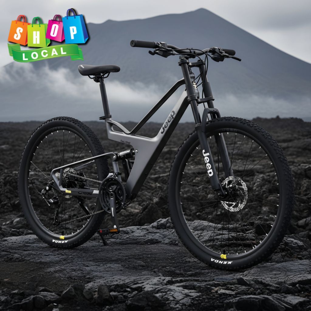 Jeep CR890 – Sepeda Gunung Soft Tail Full Suspension