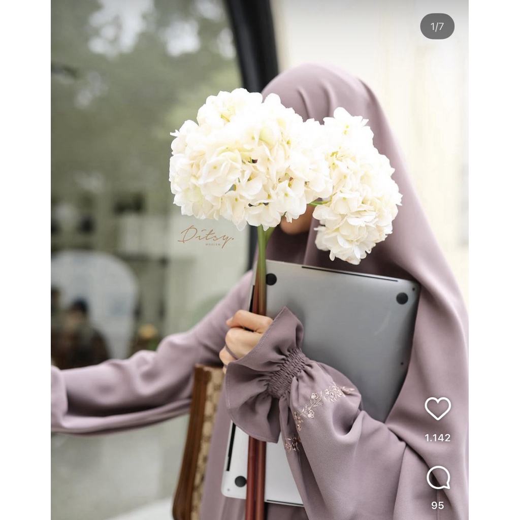 preloved ditsy lyssia quail bordir