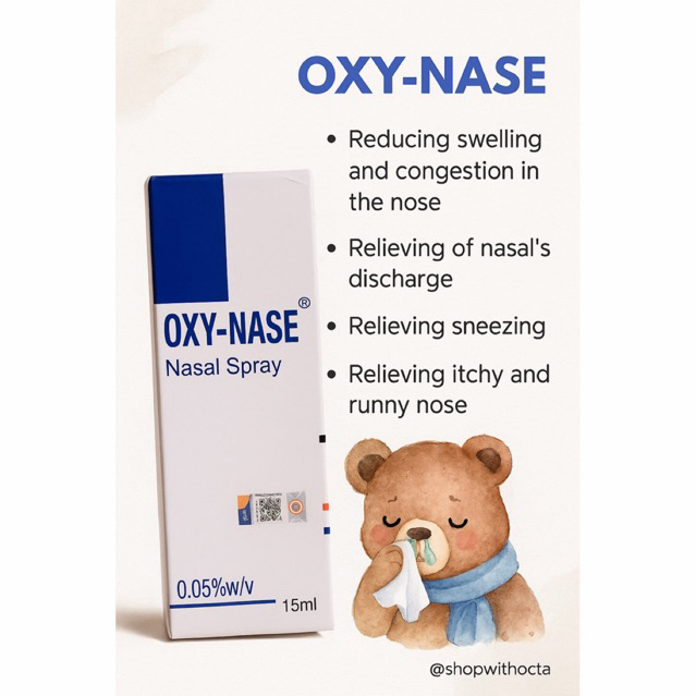 OXY NASE OXYNASE NASAL SPRAY SEMPROTAN UNTUK HIDUNG TERSUMBAT
