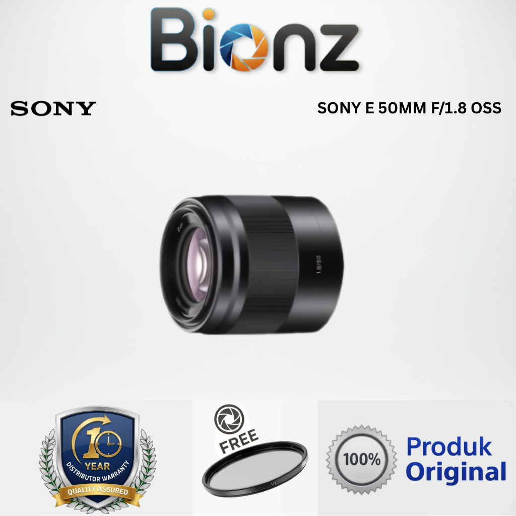 LENSA SONY E 50MM F/1.8 OSS / SONY E 50MM F/1.8 OSS