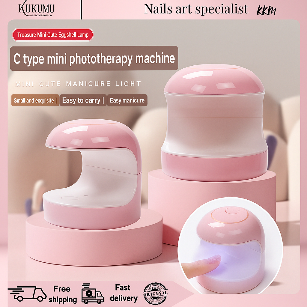MINI CUTE SUN MINI EGG UV LED LAMP / LAMPU TELUR PENGERING KUTEK GEL UV / LAMPU TELUR UV GEL PENGERI