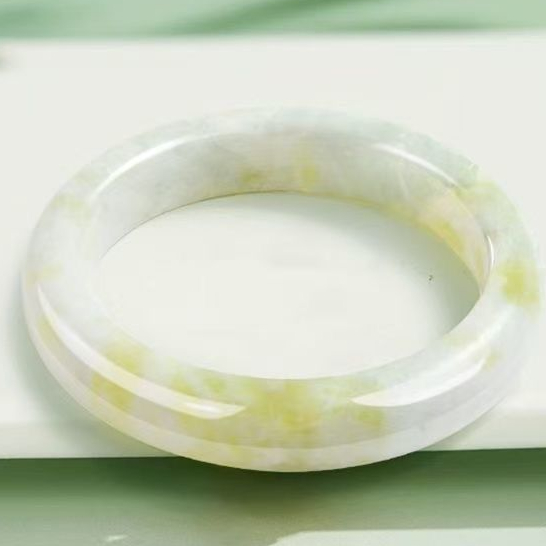 Gelang Giok Lantian Bunga Wanita - Gelang Giok Giok Wangfu