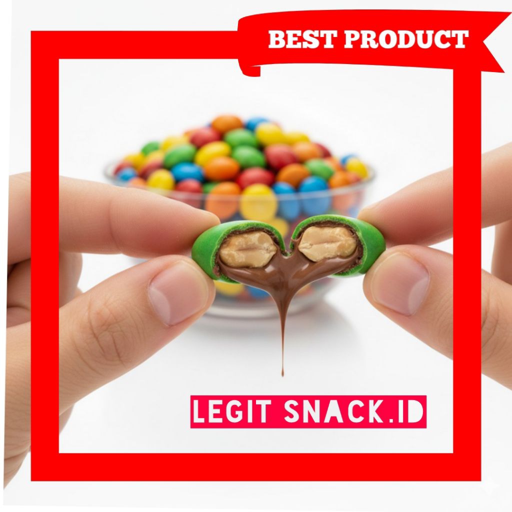 Coklat Kacang Kiloan / Cokelat Rasa Kacang Smiling Toping Kue Es Krim