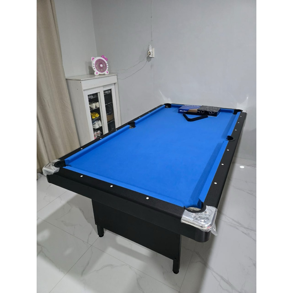 MIKI 7-ft Meja Billiard Kaki Lipat