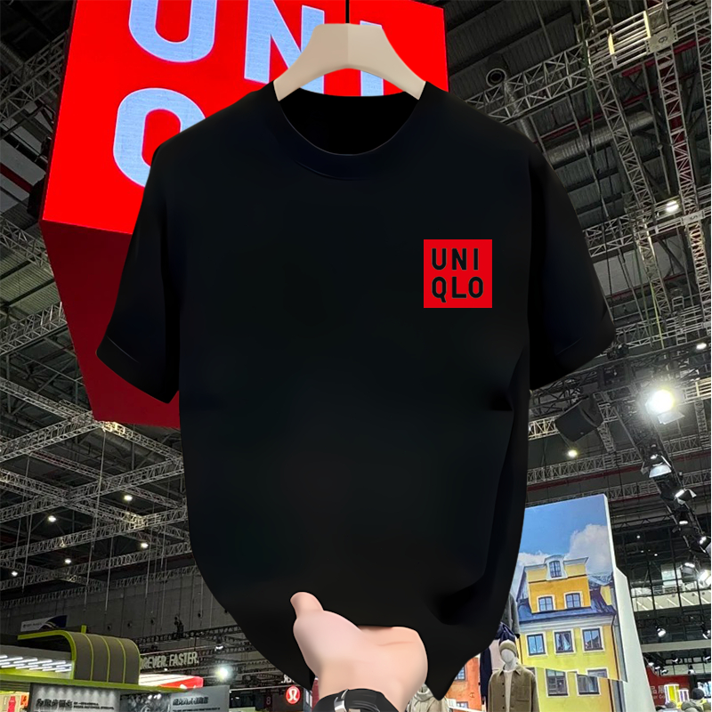 [100% Original] UNIQLO kaos pria jumbo Kaos lengan pendek Musim Panas kaos branded pria original Pri