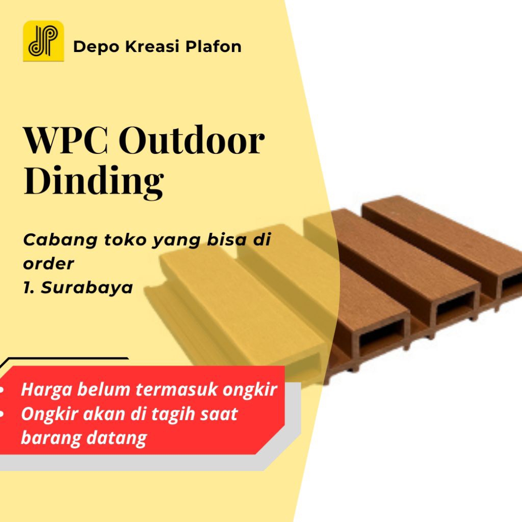 PERLEMBAR ❤️ WPC DINDING OUTDOOR PVC