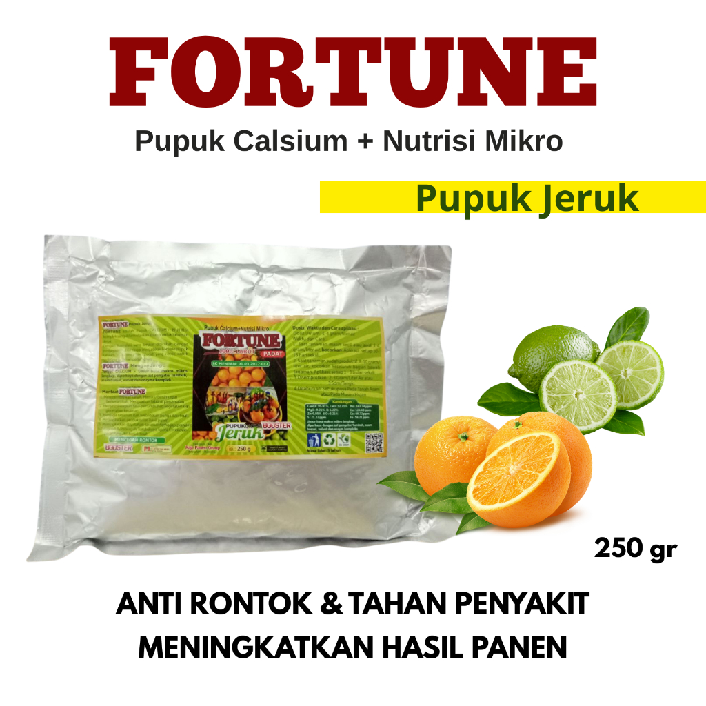 Pupuk penyubur Jeruk, Pupuk booster jeruk berbuah cepat