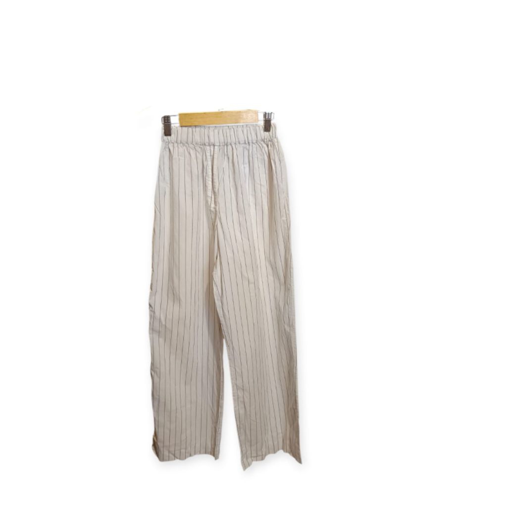 Cos White Stripe Long Pants