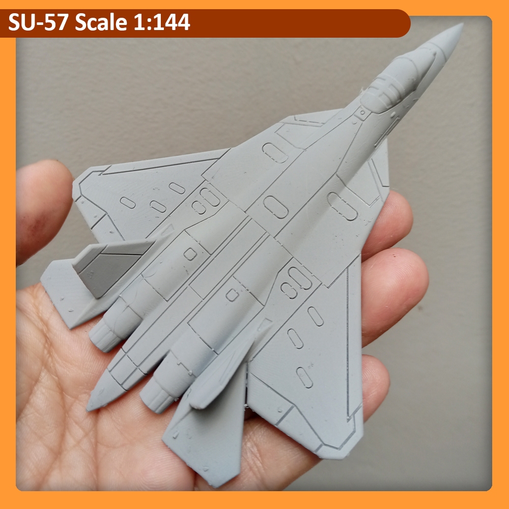 3D print Resin Pesawat SU-57 Felon Scale 1:144 Miniatur pesawat resin