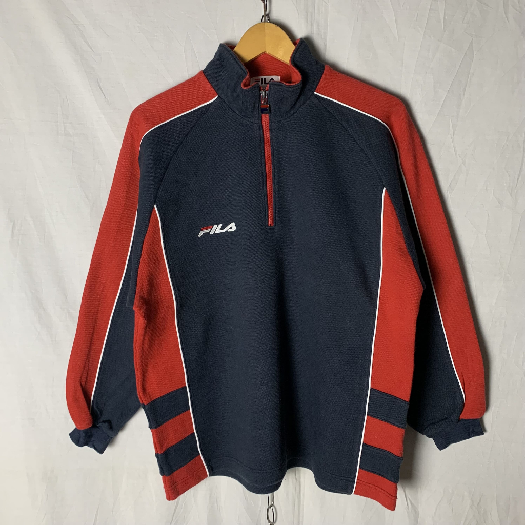 Vintage Fila Half Zip Sweatshirt