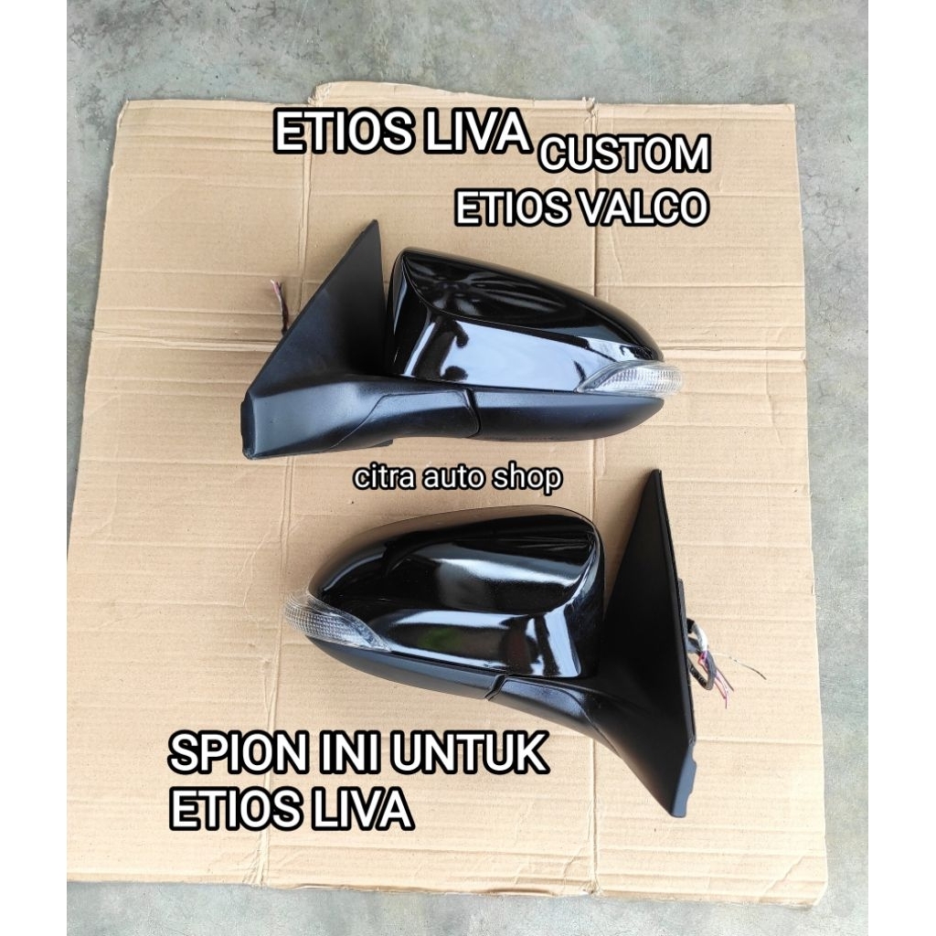 Spion Etios LIVA Upgrade Pakai Etios Valco Keren Elektrik mirror ada Sein