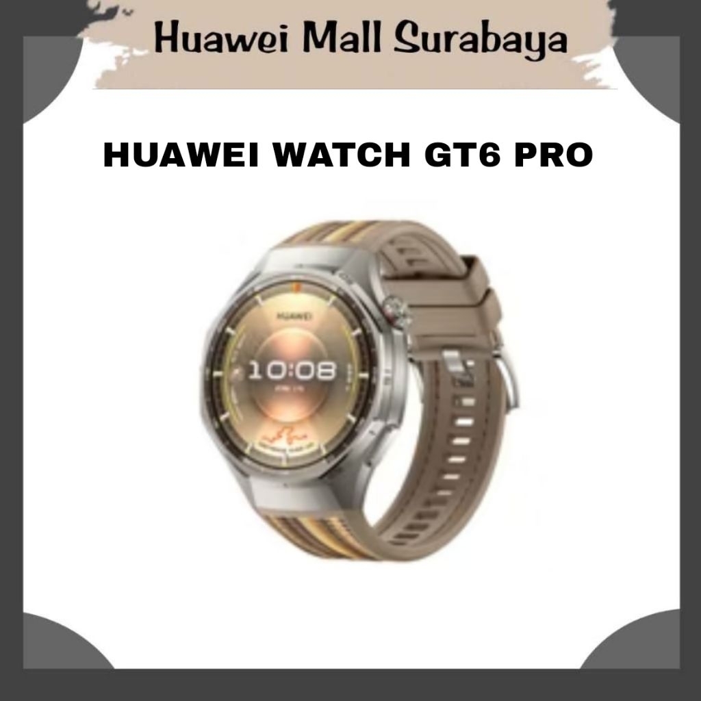 HUAWEI WATCH GT 6 PRO BROWN Series Smartwatch l Golf & Diving* l Running & Cycling l 21-Day Battery 