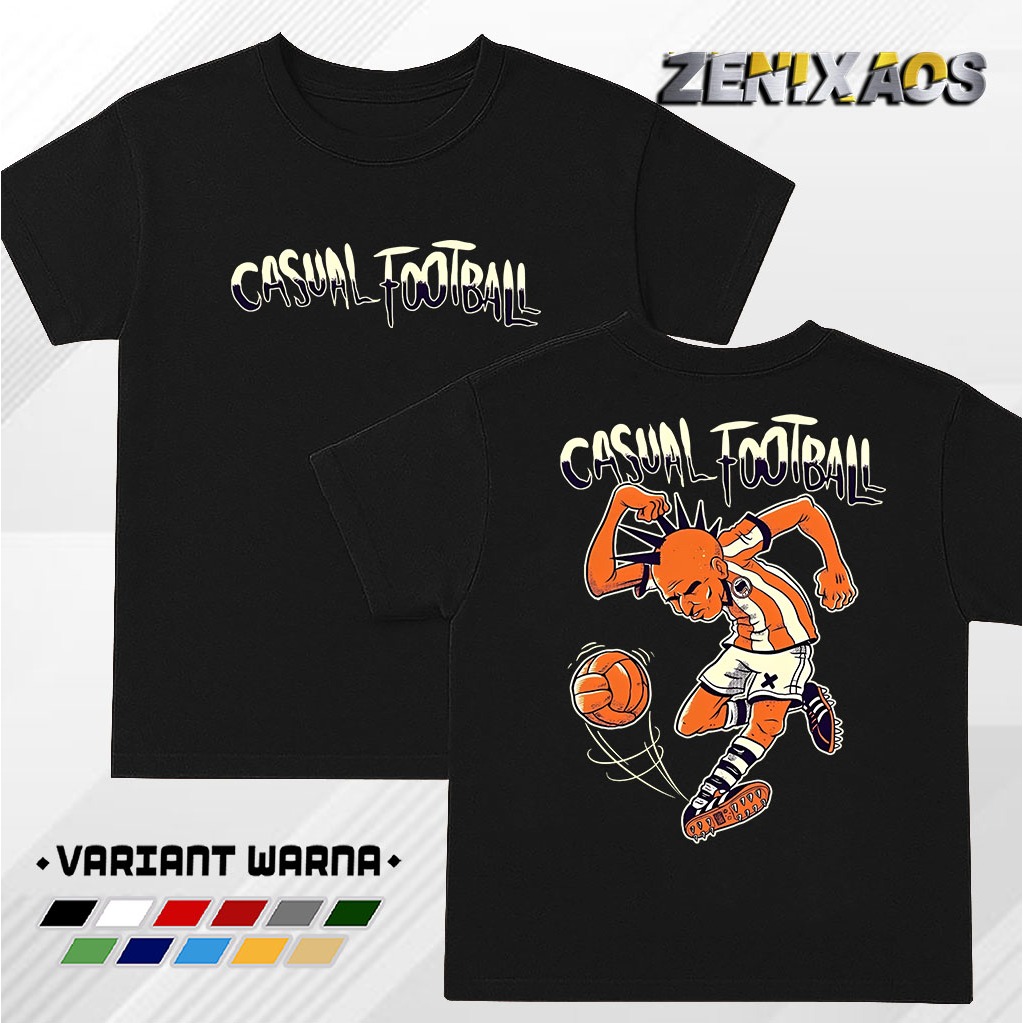 Kaos Casual Football- Tshirt Casual Football Kaos Football For Punk COCOK UNTUK PRIA DAN WANITA
