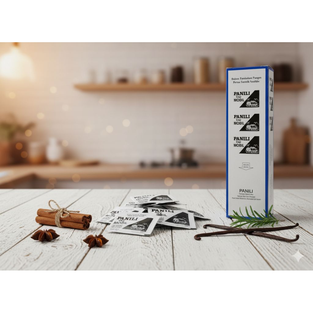 CAP MOBIL VANILI BUBUK SACHET - 50 PCS