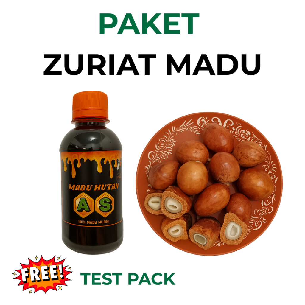 buah Zuriat madu /Promil zuriat  Belah Asli free testpack Buah Zuriat Mesir Belah Asli madu asli