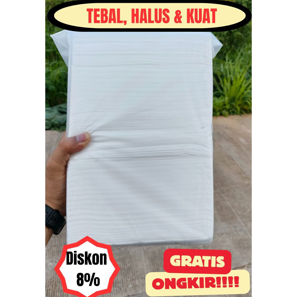 Tisu Wajah promo Halus 2400 Helai  Tebal Berat 1 kg  Murah grosir Berat 1000 gram