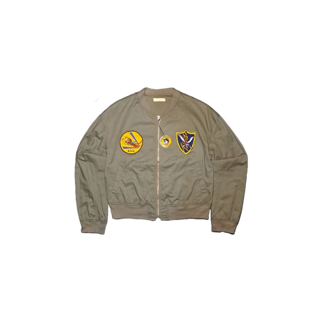 Bomber jacket repro USAF Flying tiger squadron AVG WW2 brand earth music ecology