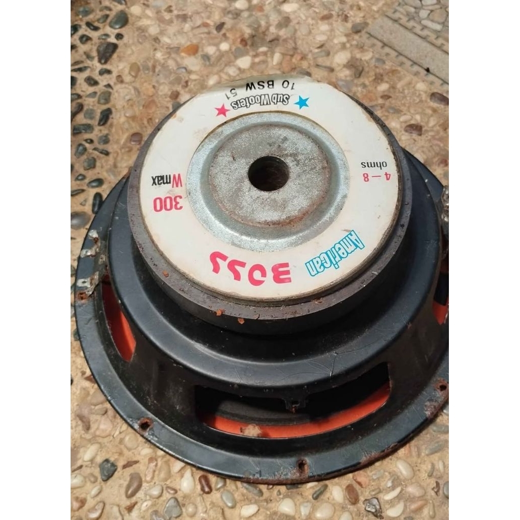 Subwoofer 10 inch double coil bekas
