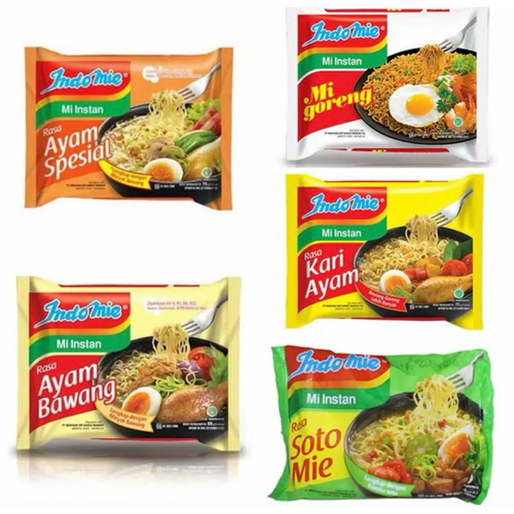 Indomie All Varian | Semua Varian Indomie | Indomie Kuah Soto | Indomie Goreng | Indomie Goreng Rend