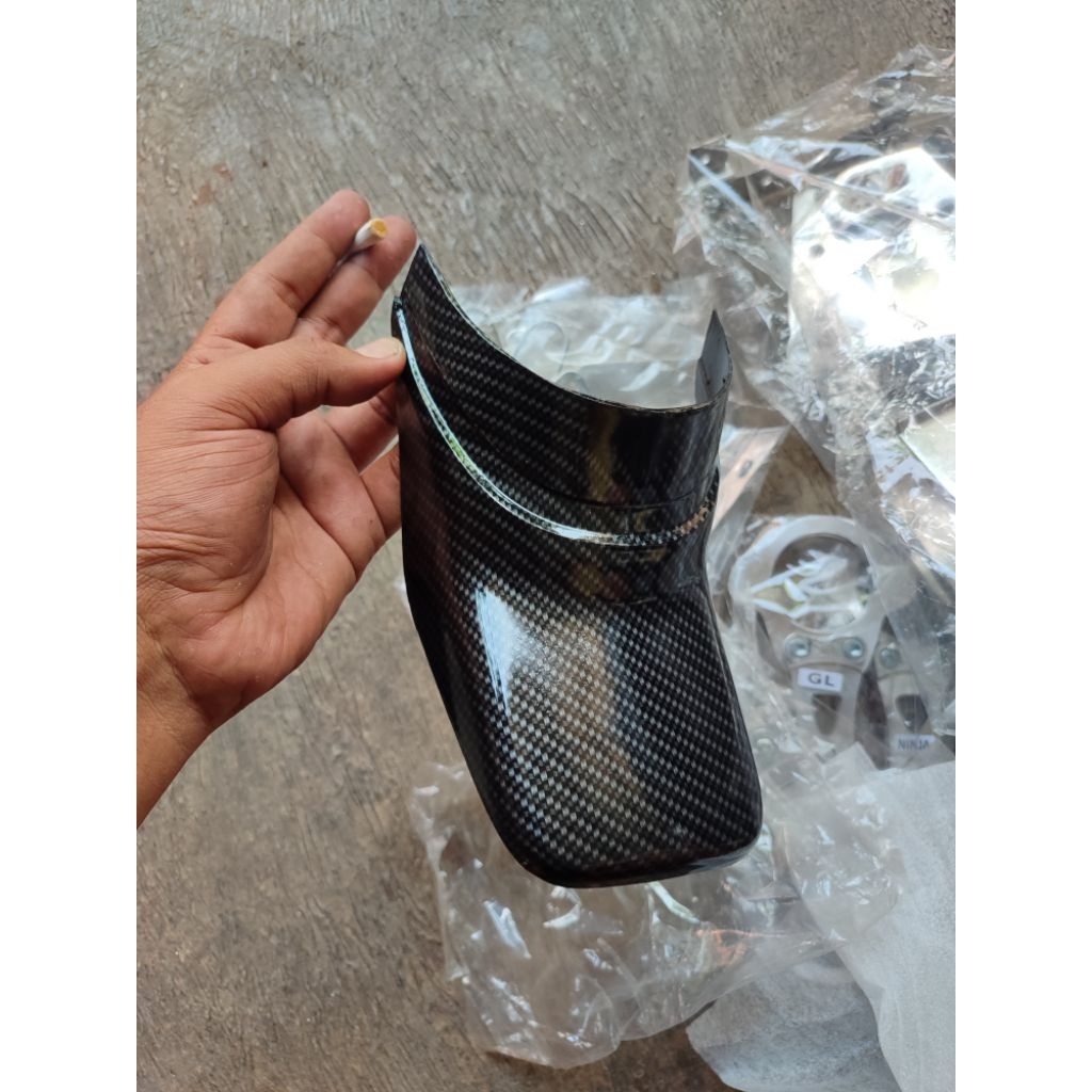 kepetan air kepet slebor blakang gl100 carbon 3d Wtp celup bahan tebal