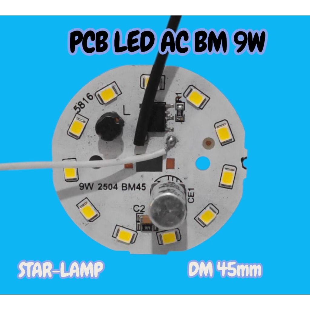 PCB LED AC BM 9W