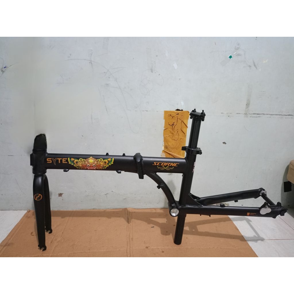 Frame Alloy Sepeda Lipat 20+