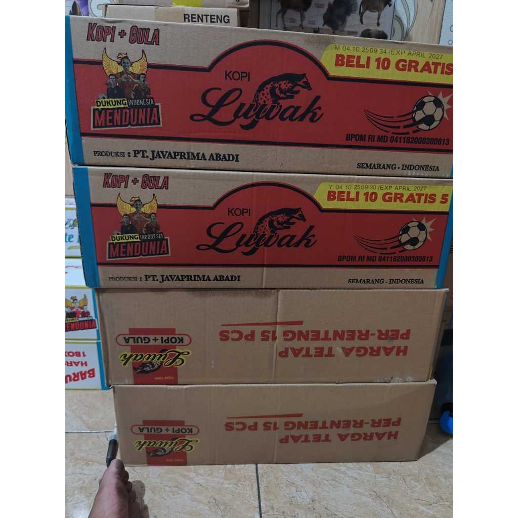 LUWAK BLACK KOPI 1 DUS