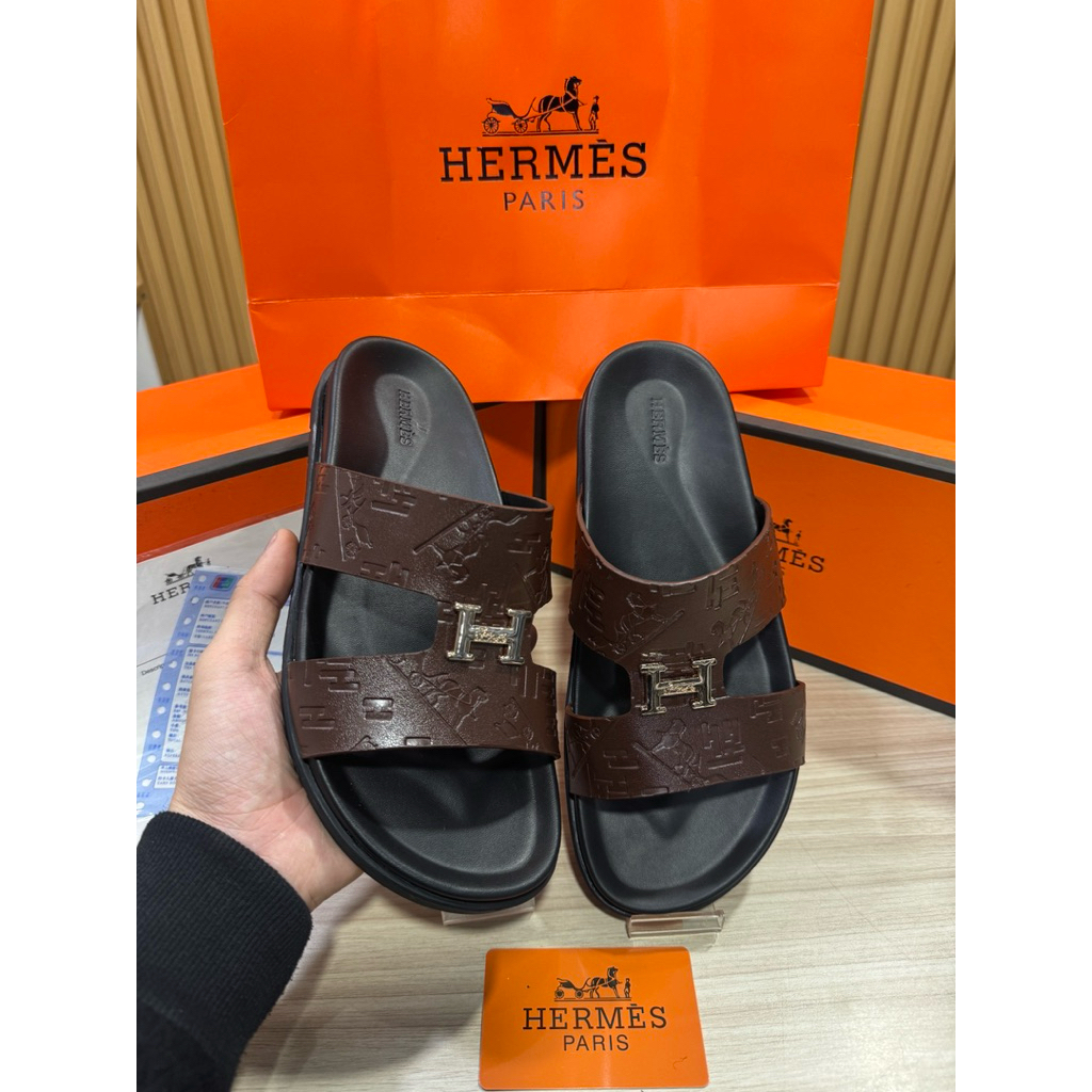 slide on / new arrival slide o import / slide pria terbaru / sandal pria import / sandal pria mirror