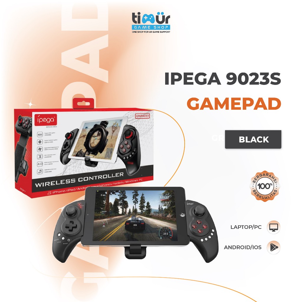 Ipega Gamepad Bluetooth PG 9023 S Stick Gaming Joystik HP Handphone Android