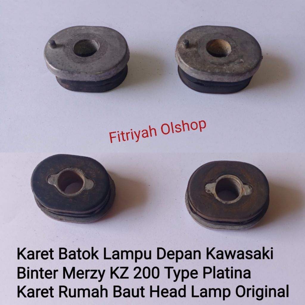 Karet Batok Lampu Depan Kawasaki Binter Merzy KZ 200 Karet Rumah Baut Head Lamp Binter Mercy kz200 O