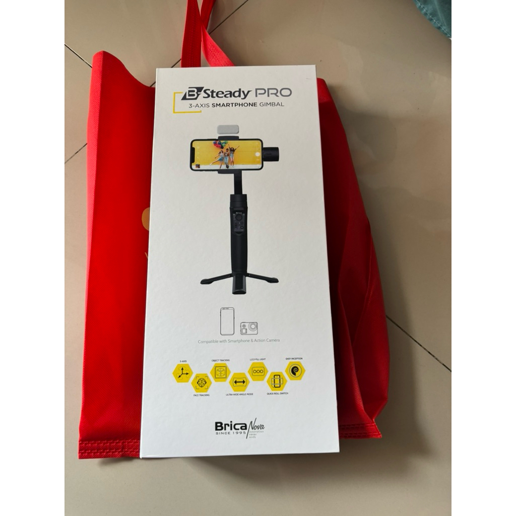 Gimbal stabilizer b steady pro 3 axis smartphone bekas second