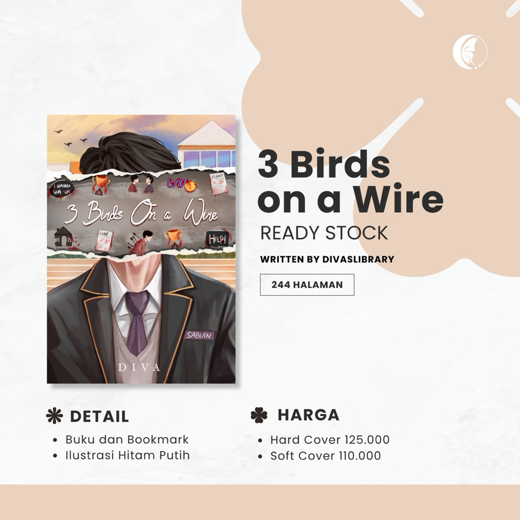 [ READY STOCK ] 3 BIRDS ON A WIRE EXTENDED VER. BY DIVASLIBRARY